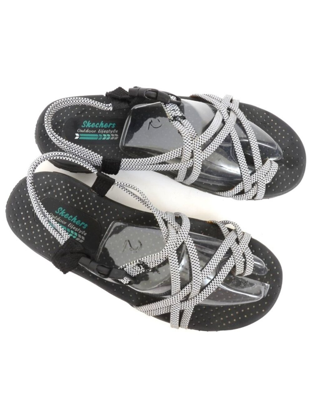 Skechers Reggae Irie Mon Women's 8 Sandal Strappy Summer Vacation Walking